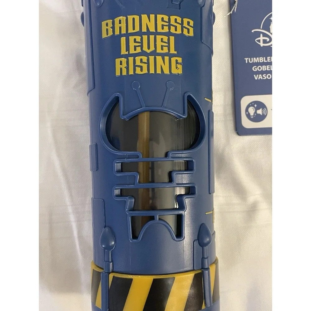 NEW Walt Disney Parks 626 Stitch Badness Level Rising Tumbler Light Up w/ Sounds